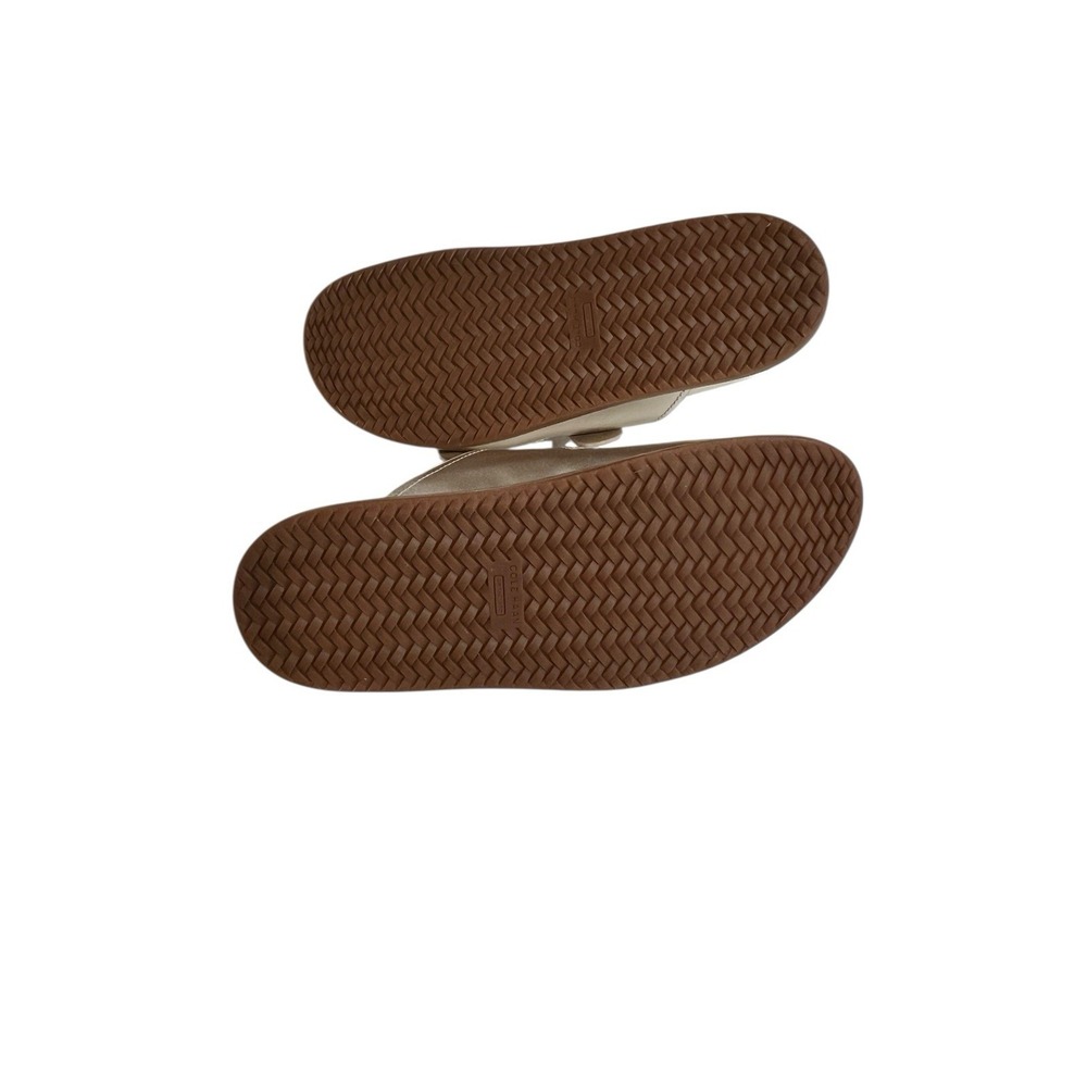 Cole‎ Haan Women's Marisol Footbed Soft Gold Patent Leather Size 6 New - Picture 5 of 6